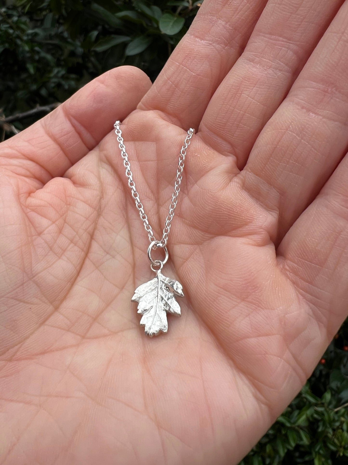 Hawthorn Pendant in Sterling Silver