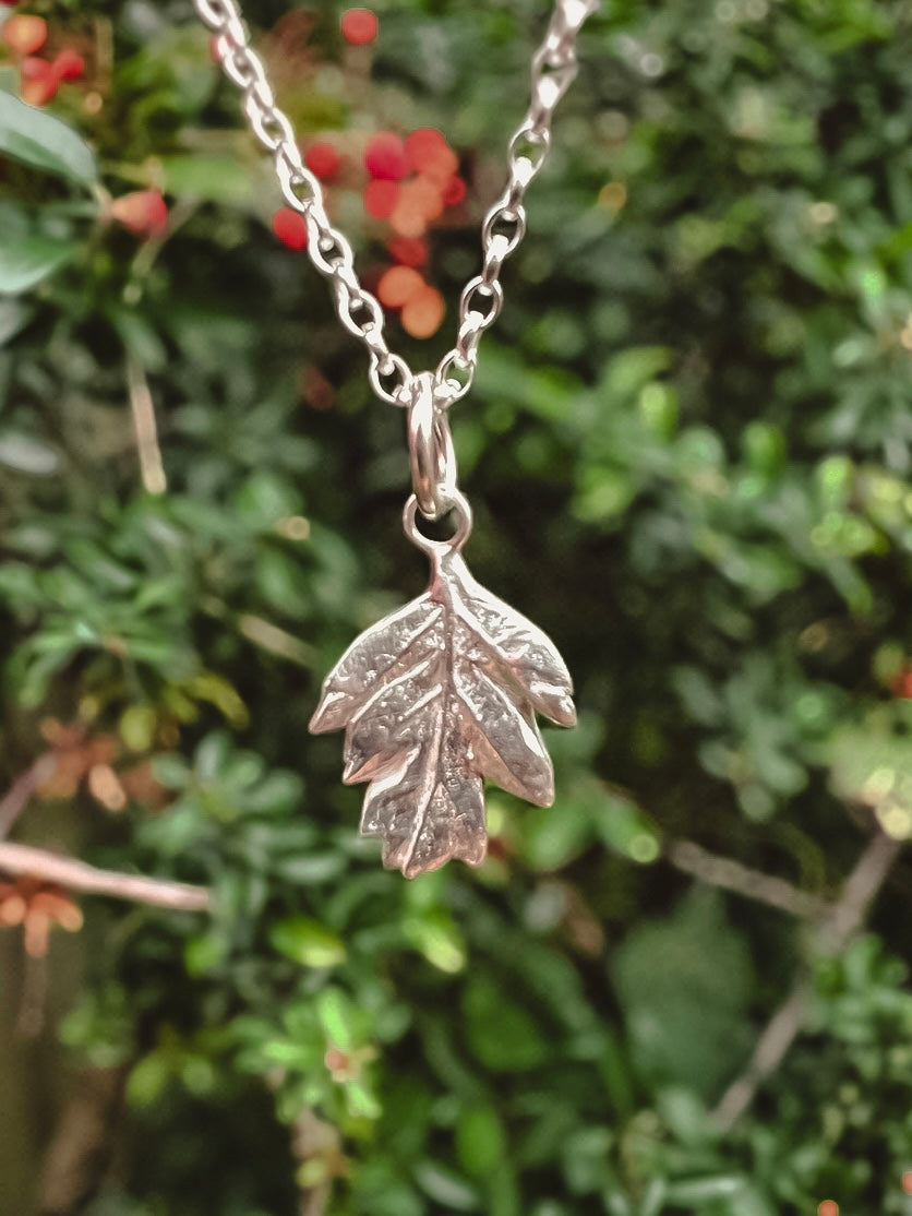 Hawthorn Pendant in Sterling Silver